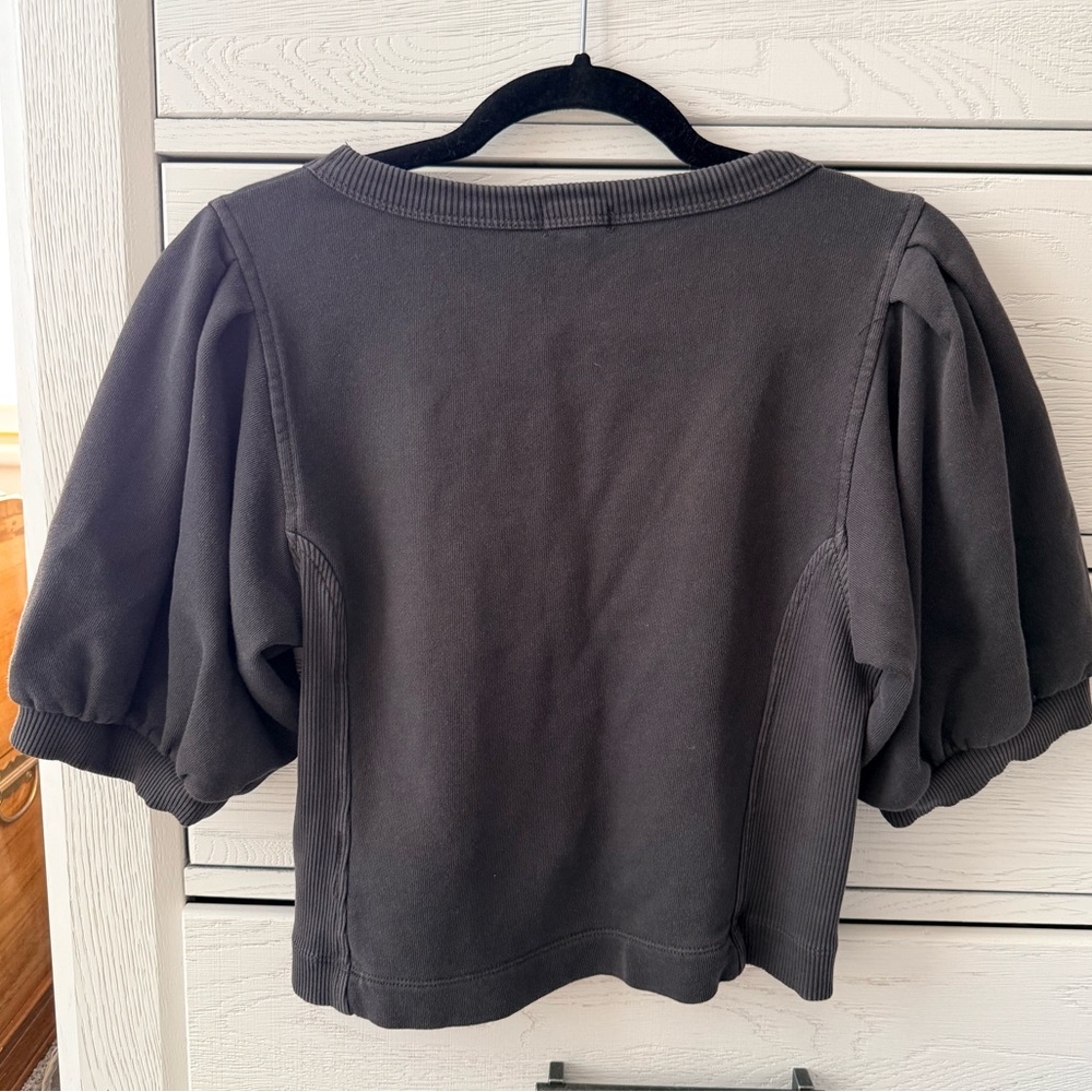 Never Worn aerie Short Sleeve Lightweight Sweatshirt M - Picture 3 of 3
